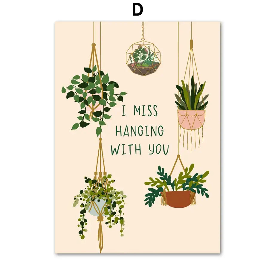 Botanical Green Plant Set