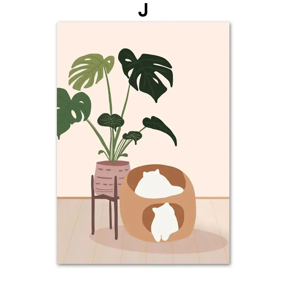 Botanical Green Plant Set
