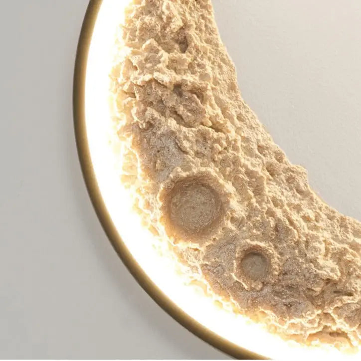 Beige Crescent LED Wall Lamp