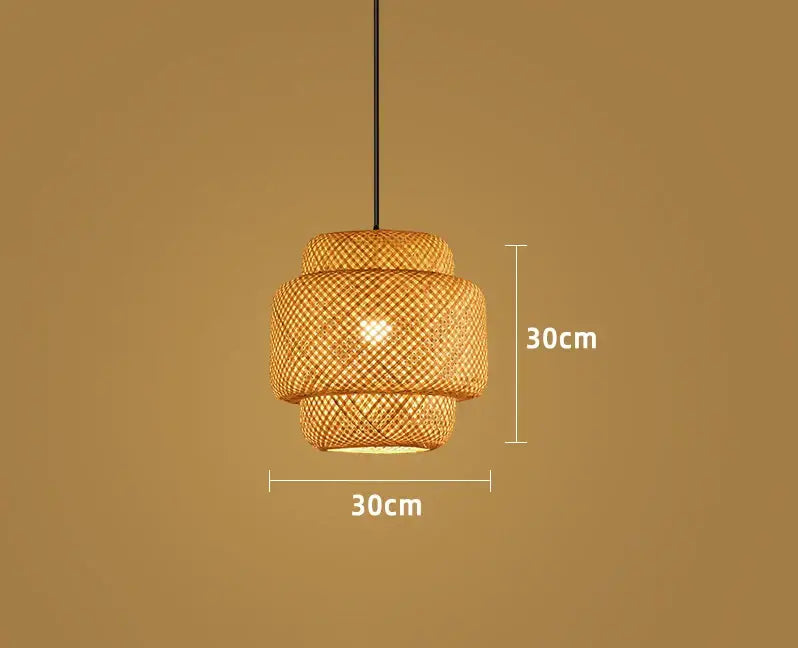 Bamboo Lantern Pendant Light