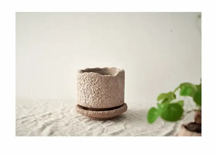 Terracotta Ceramic Vase Set