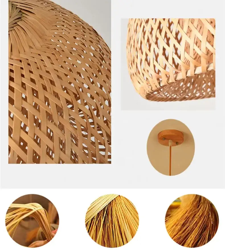 Bamboo Tiered Pendant Lamp