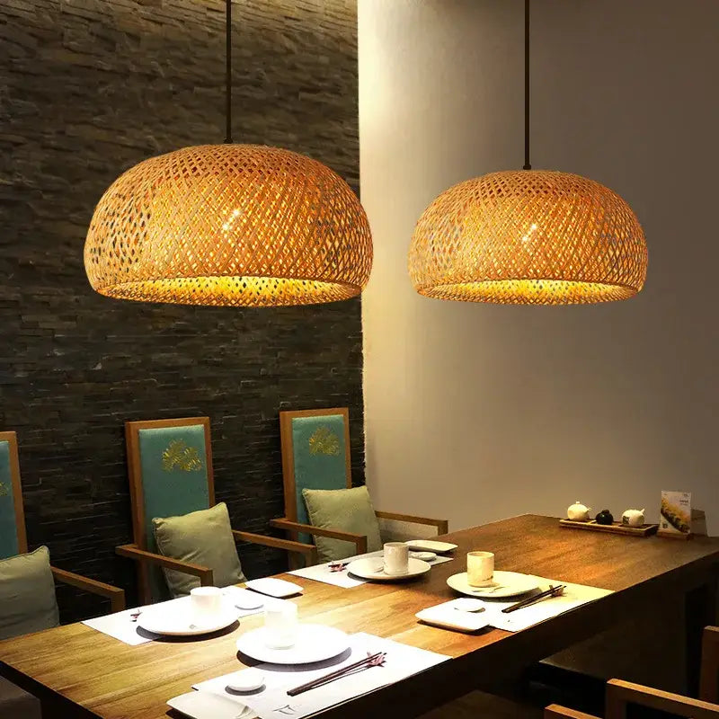 Bamboo Tiered Pendant Lamp