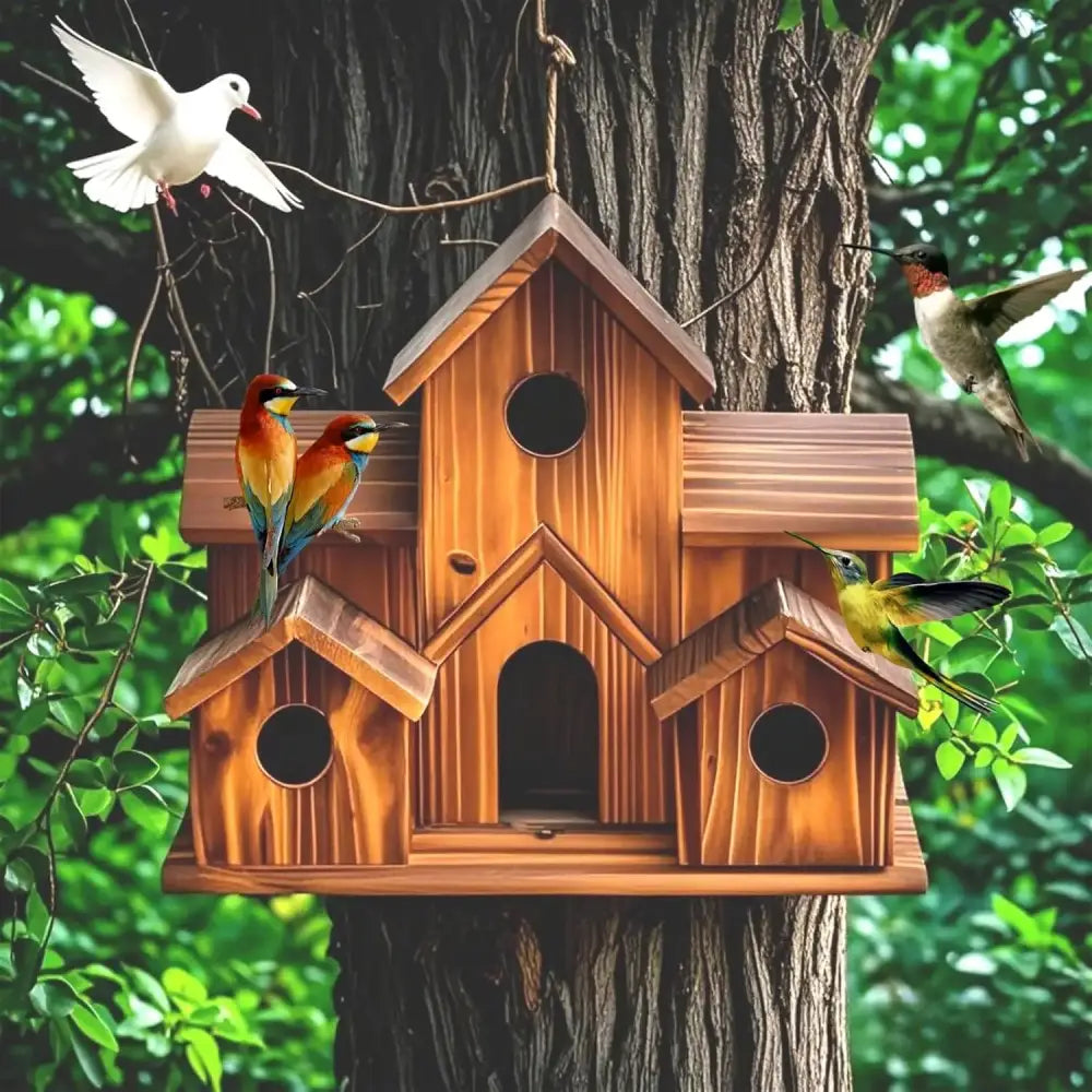 Brown Handmade Bird House