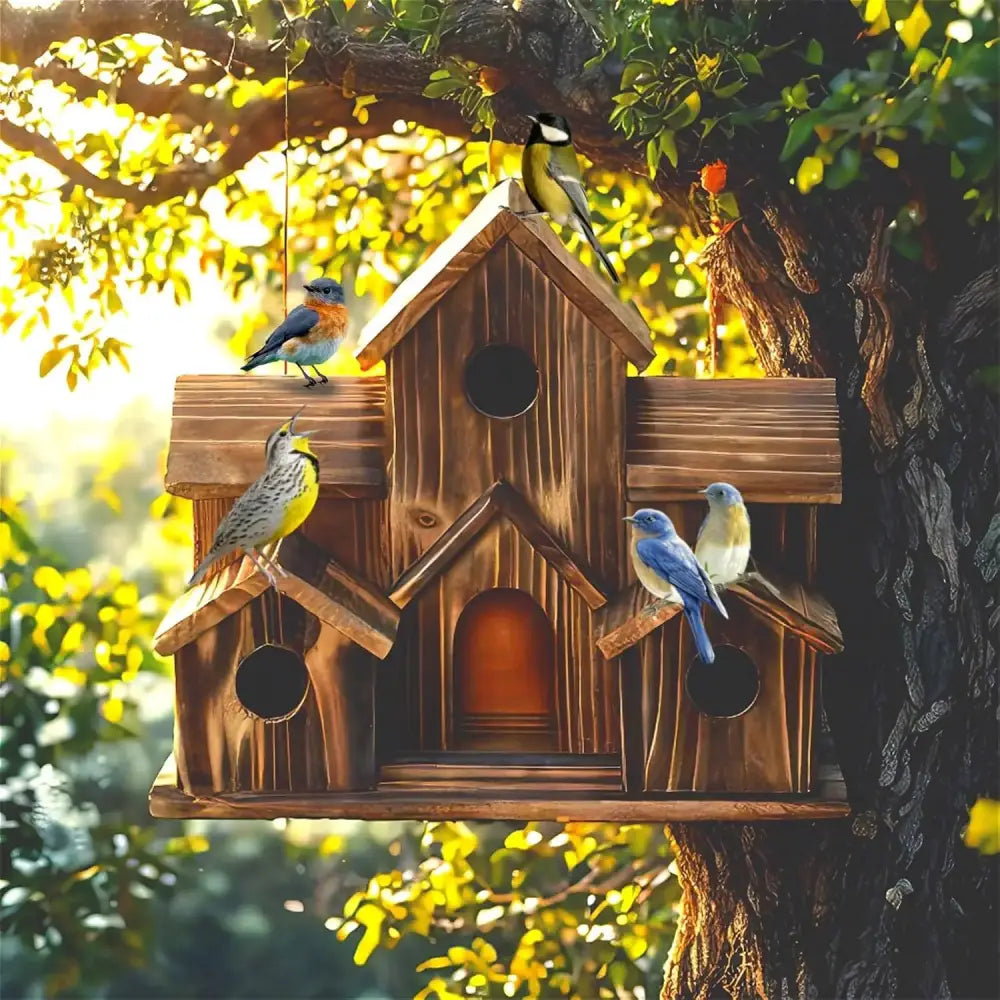 Brown Handmade Bird House