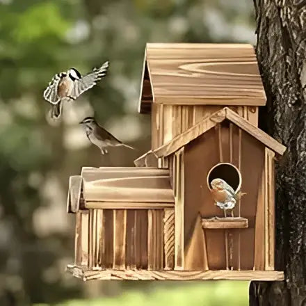 Brown Handmade Bird House
