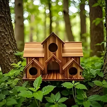 Brown Handmade Bird House