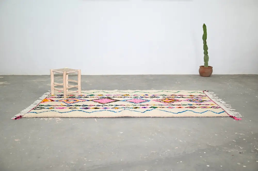 Beige Azilal Moroccan Rug
