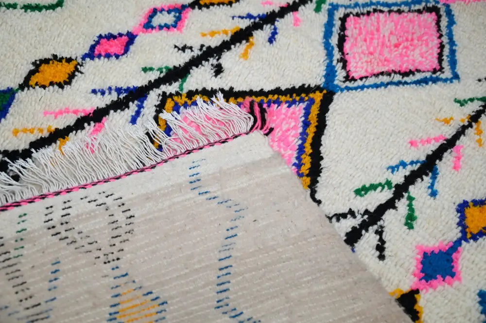 Beige Azilal Moroccan Rug