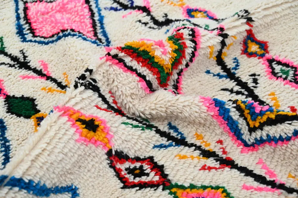 Beige Azilal Moroccan Rug