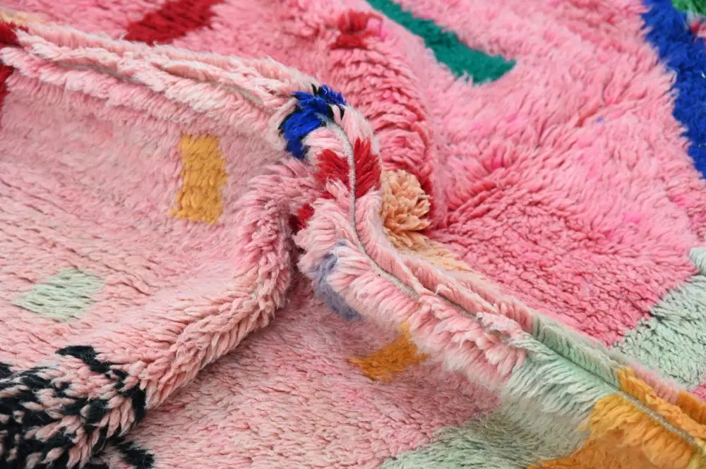 Colorful Moroccan Living Rug