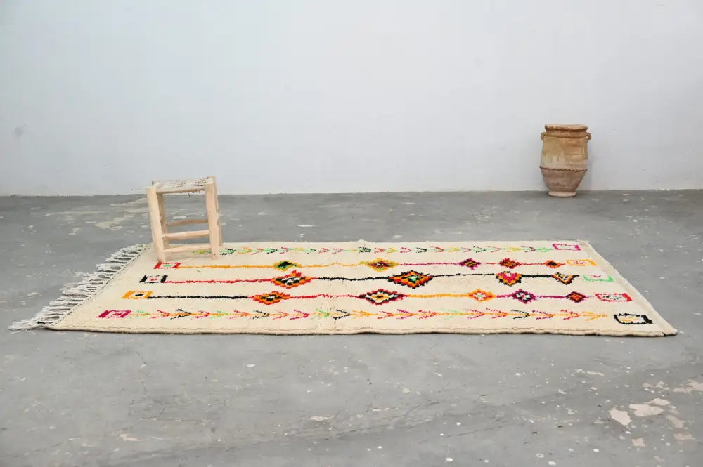 Beige Azilal Moroccan Carpet