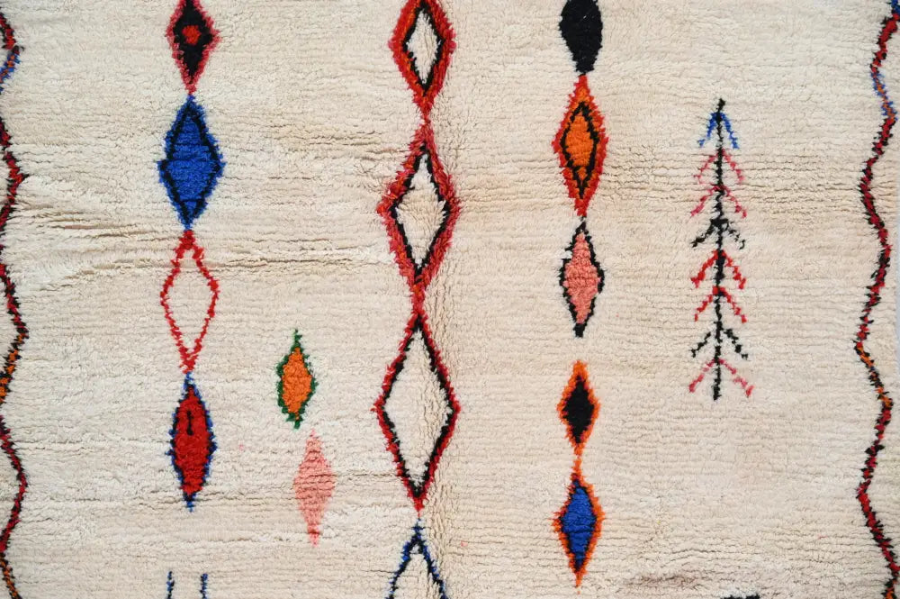 Beige Moroccan Azilal Rug