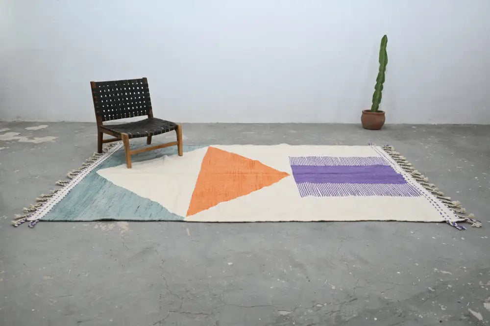 Beige Purple Azilal Rug