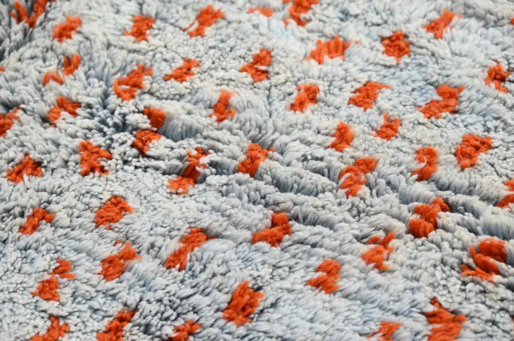 Orange Moroccan Azilal Rug