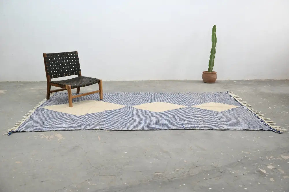 Cream Geometric Azilal Rug