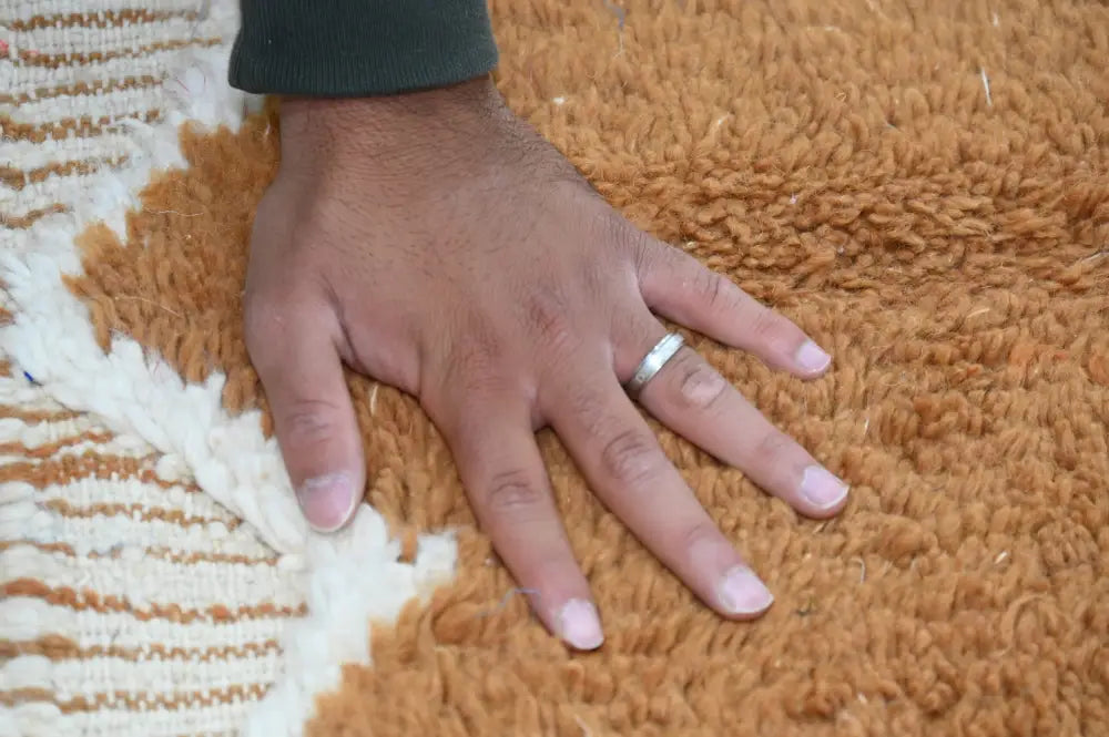 Brown Cream Azilal Rug