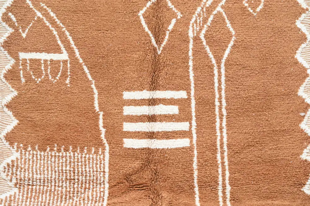 Brown Cream Azilal Rug