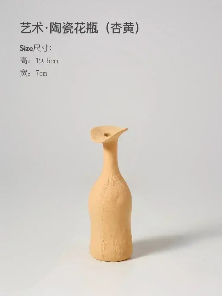 Earthy Textured Ceramic Vase