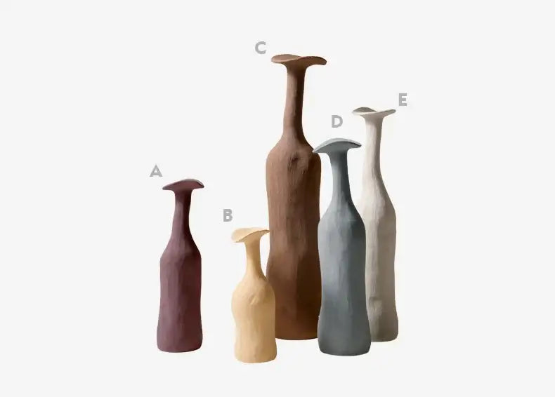 Earthy Textured Ceramic Vase