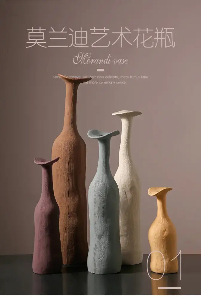 Earthy Textured Ceramic Vase
