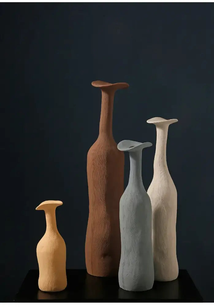 Earthy Textured Ceramic Vase