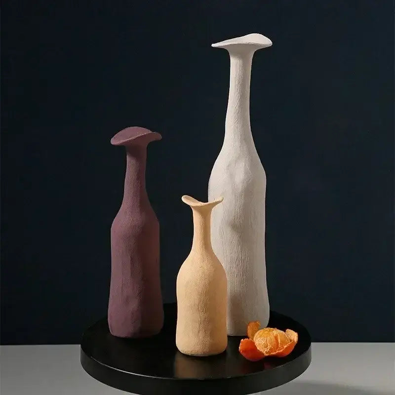 Earthy Textured Ceramic Vase