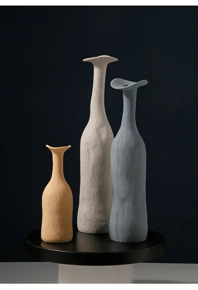 Earthy Textured Ceramic Vase