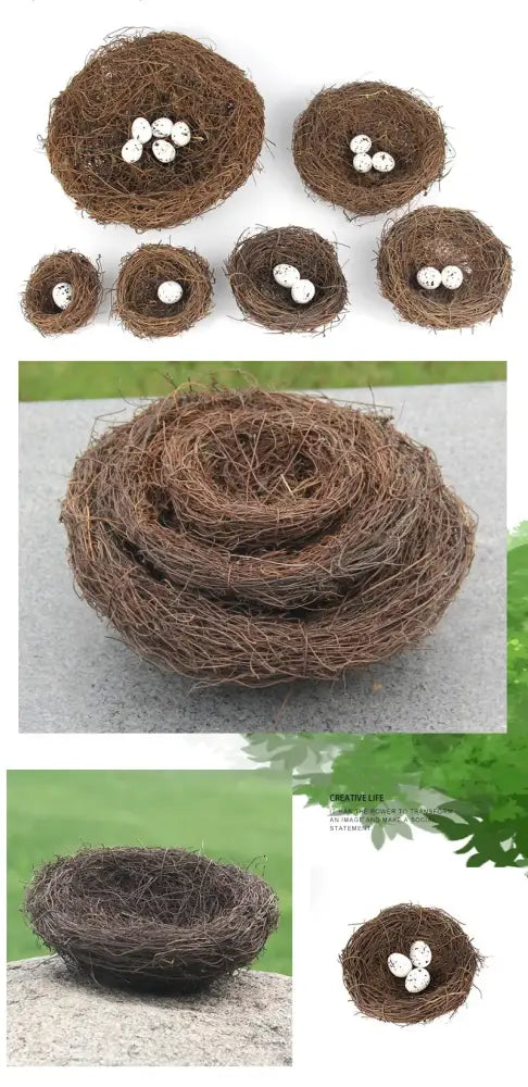Brown Rattan Bird Nest
