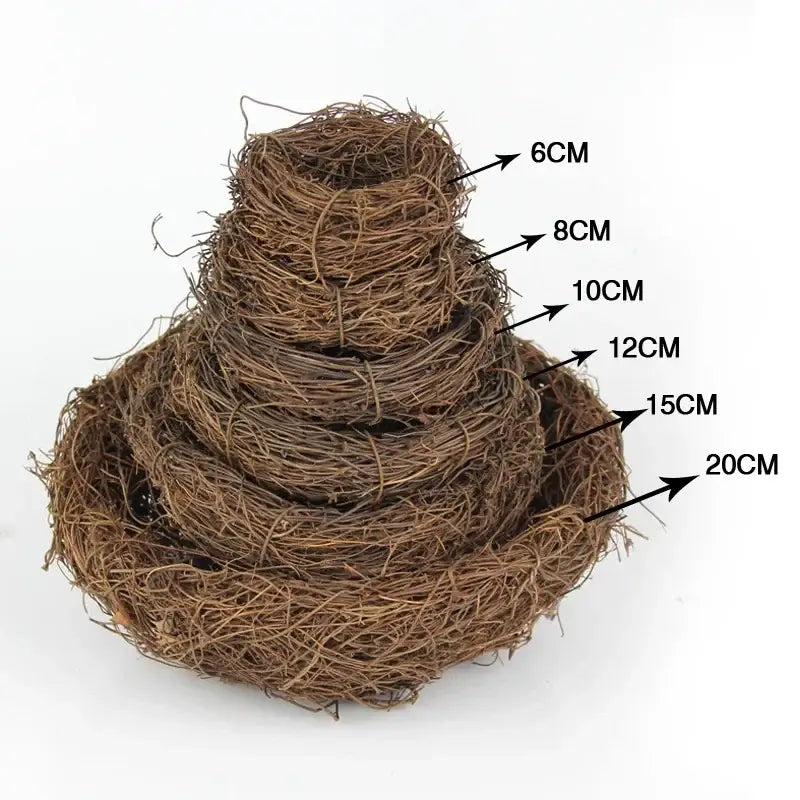 Brown Rattan Bird Nest