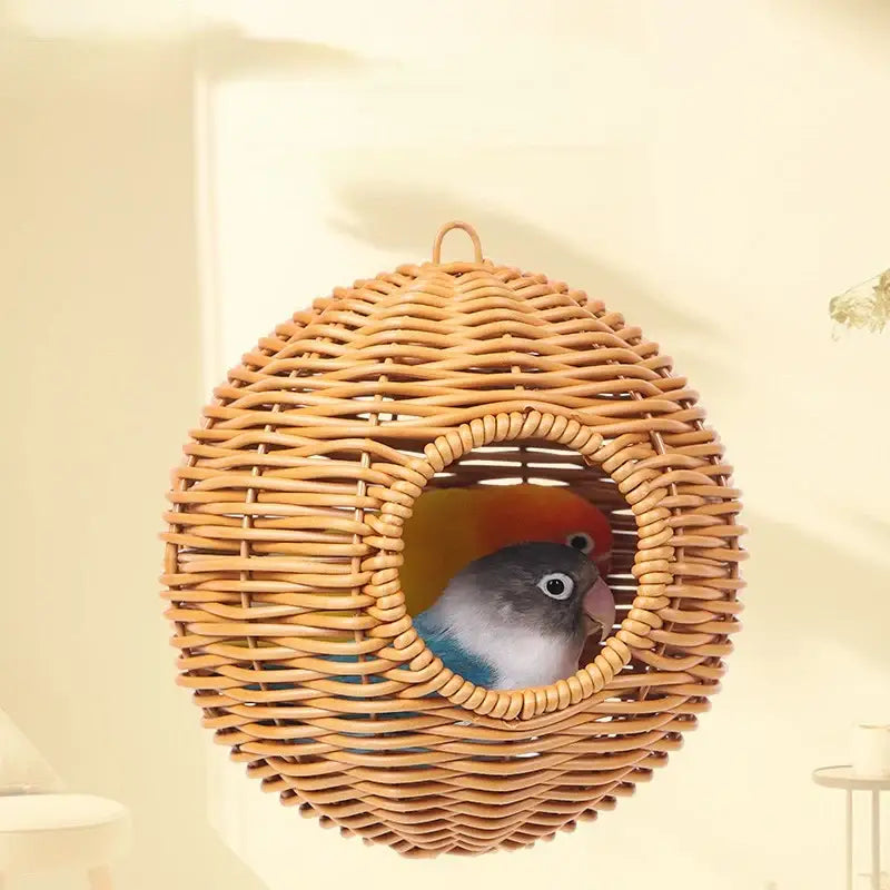Grass Woven Bird Cage