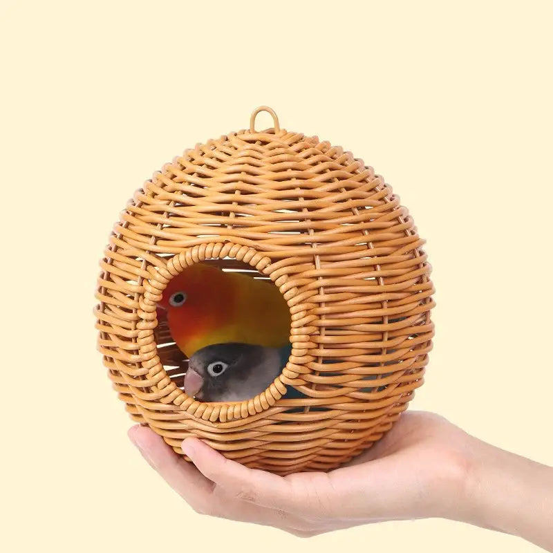 Grass Woven Bird Cage