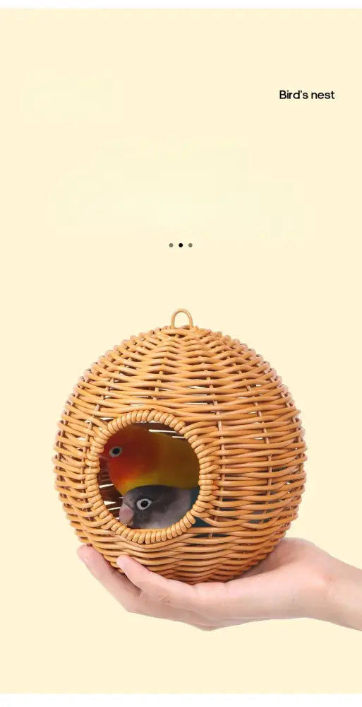 Grass Woven Bird Cage