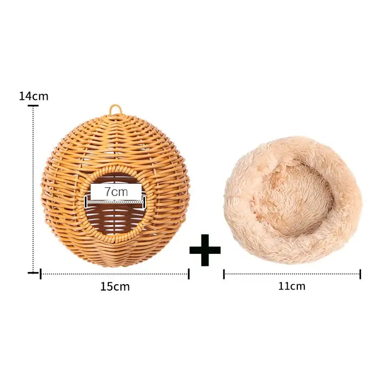 Grass Woven Bird Cage