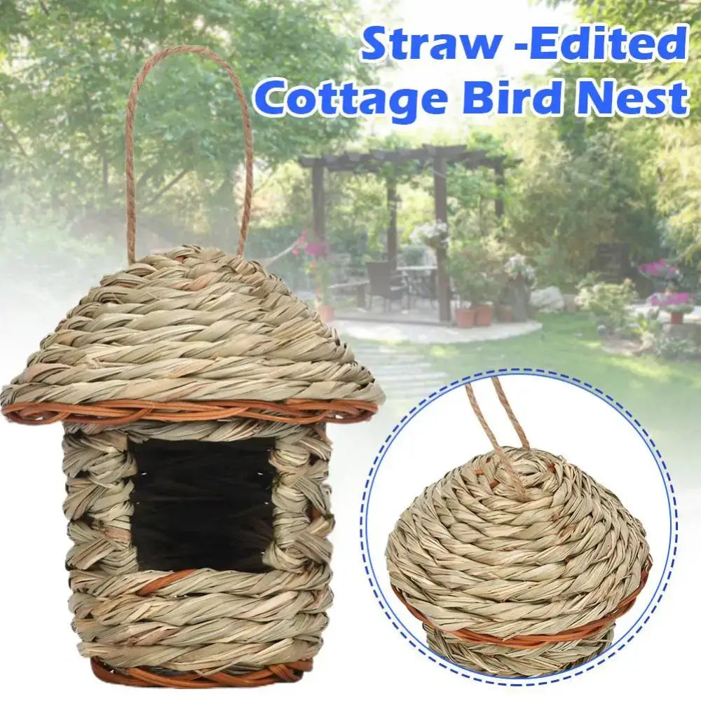 Straw Hanging Bird Nest