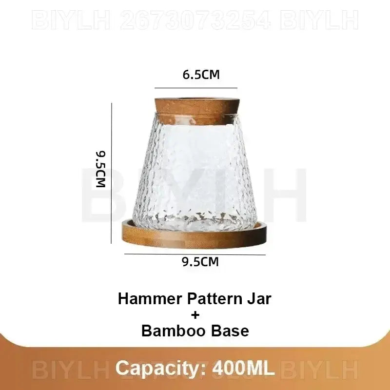 Glass and Wood Planters