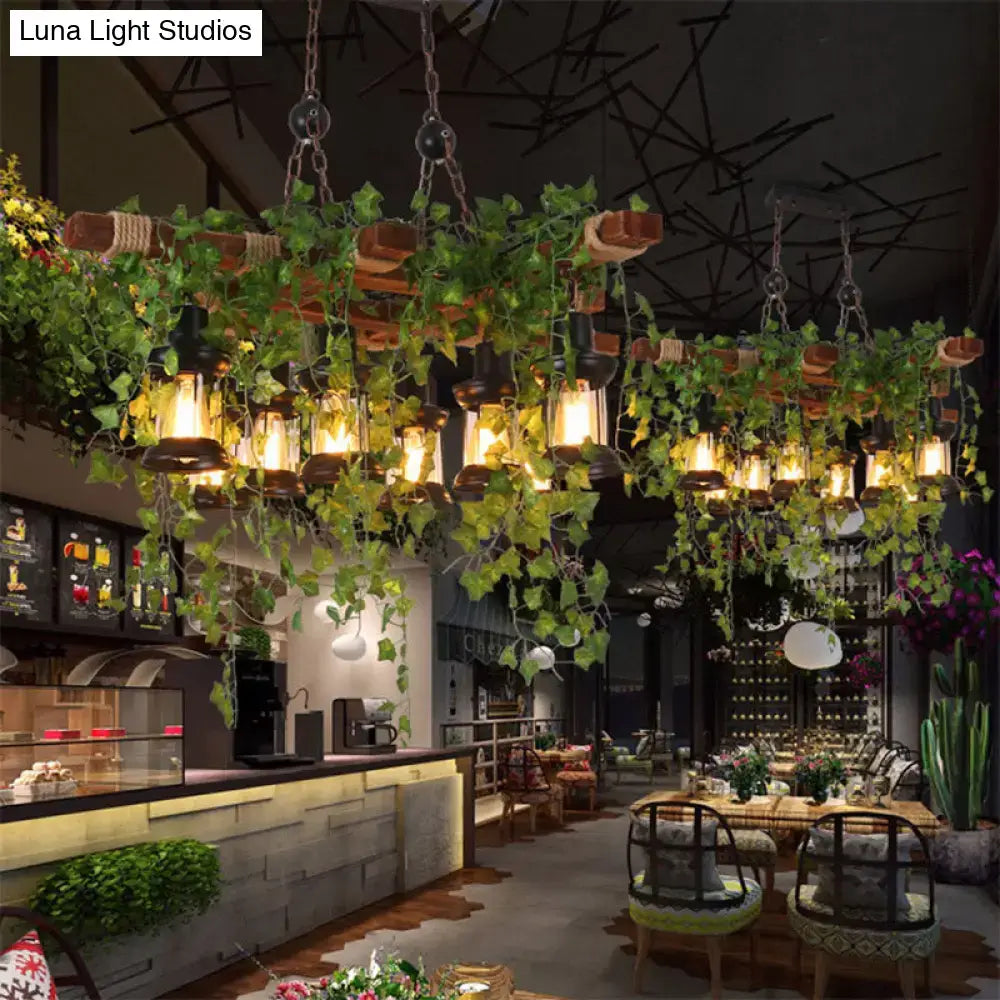 Black Lantern Island Chandelier