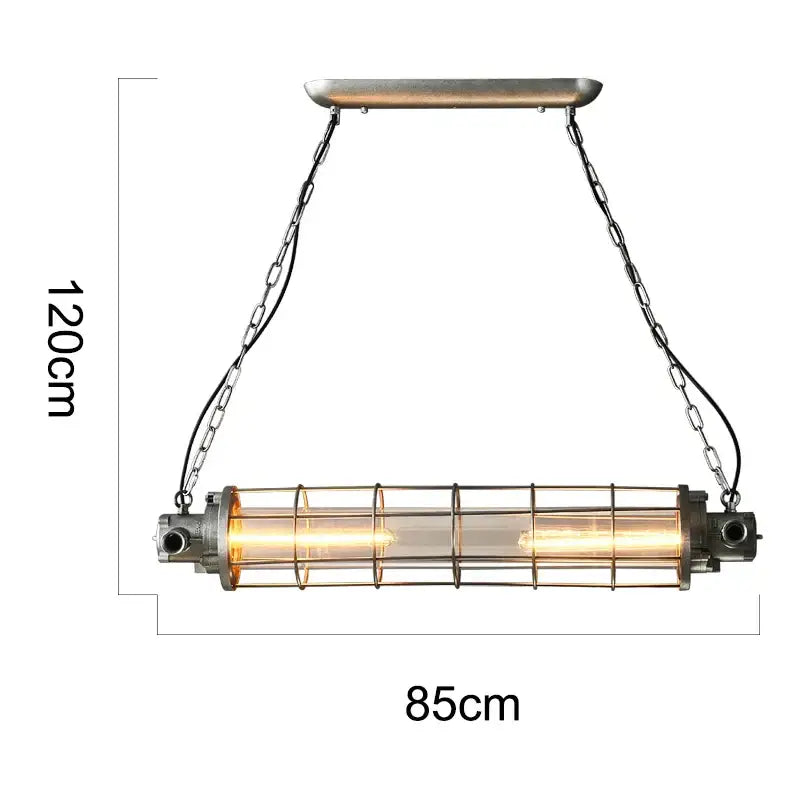 Retro Metal Cage Chandelier