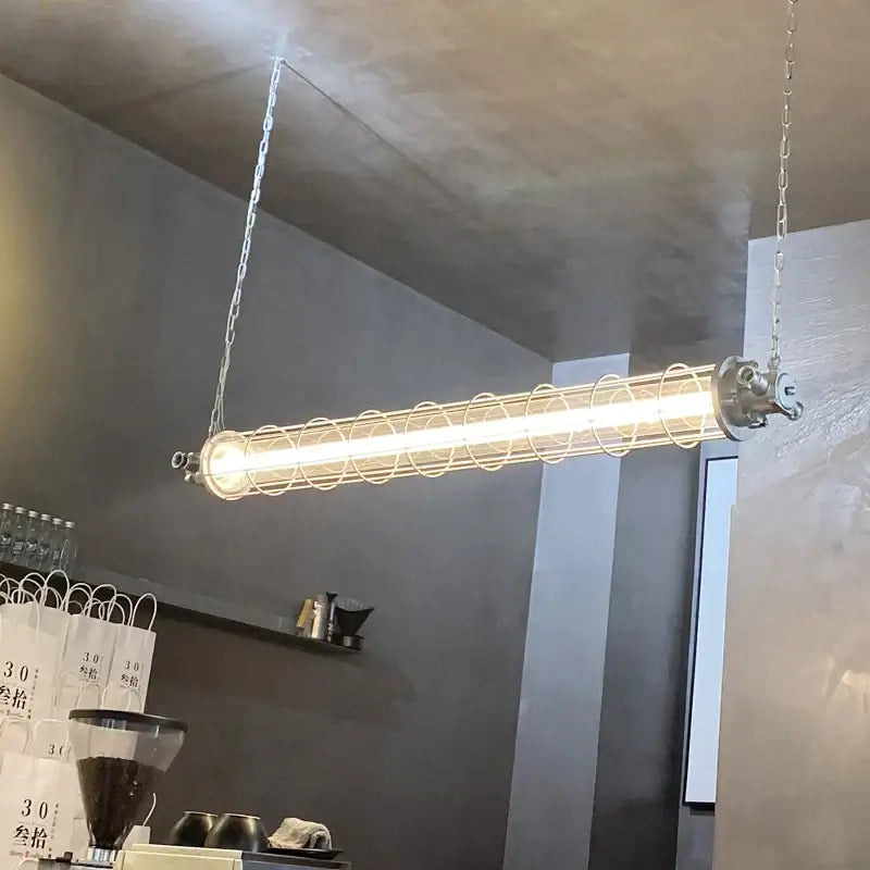 Retro Metal Cage Chandelier
