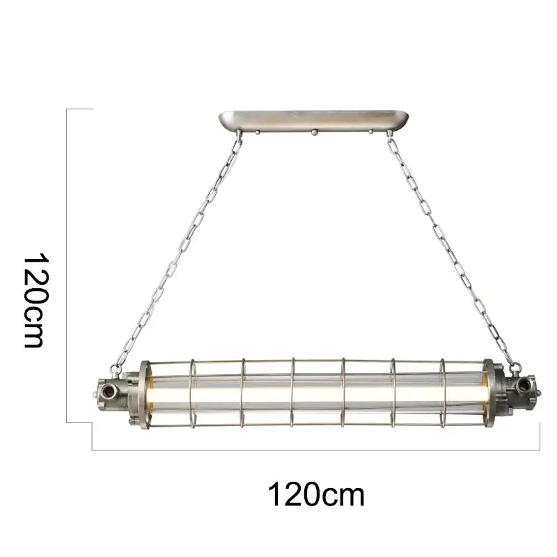 Retro Metal Cage Chandelier