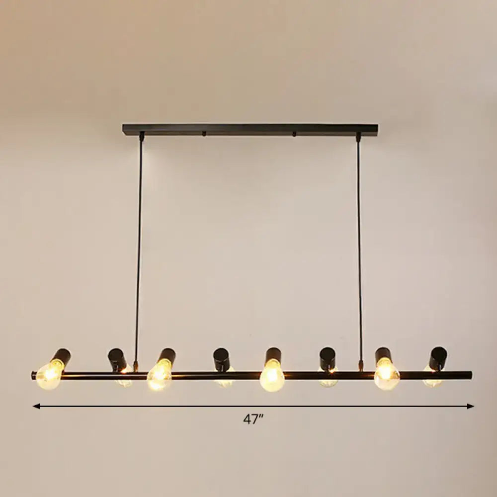 Black Metal Bulb Pendant