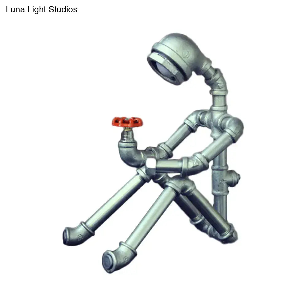 Pipe Man Table Lamp