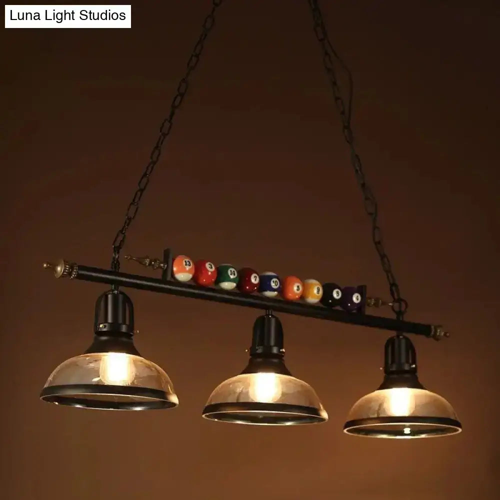 Cognac Metal Bowl Pendant