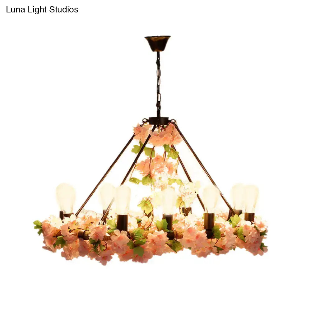 Pink Green LED Pendant