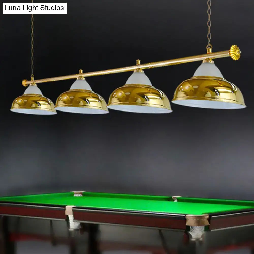 Metal Mirrored Bowl Pendant