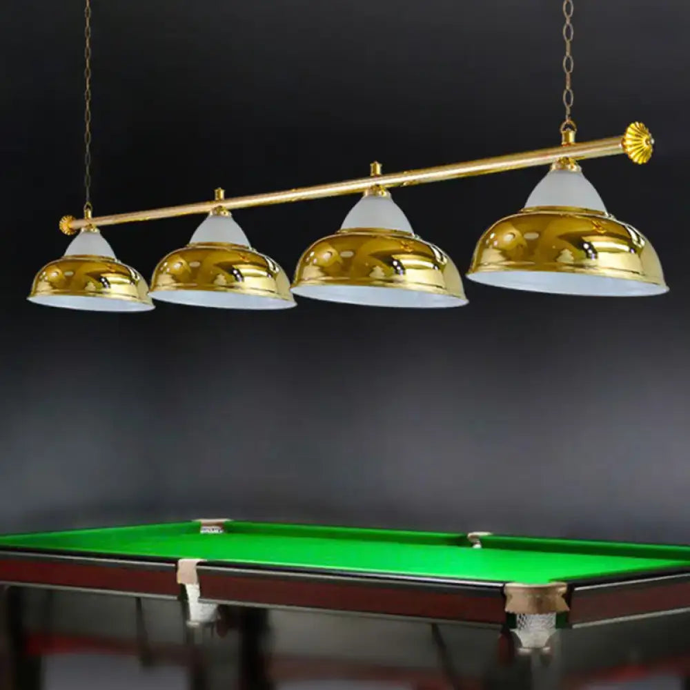 Metal Mirrored Bowl Pendant