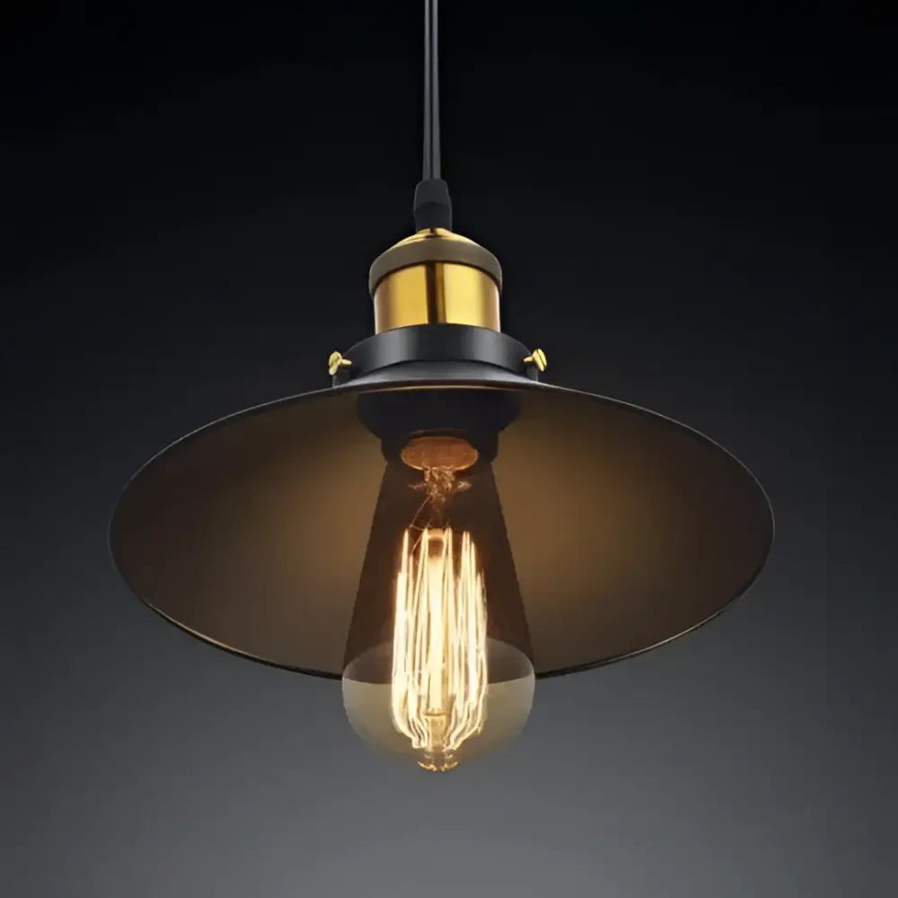 Black Brass Pendant Light
