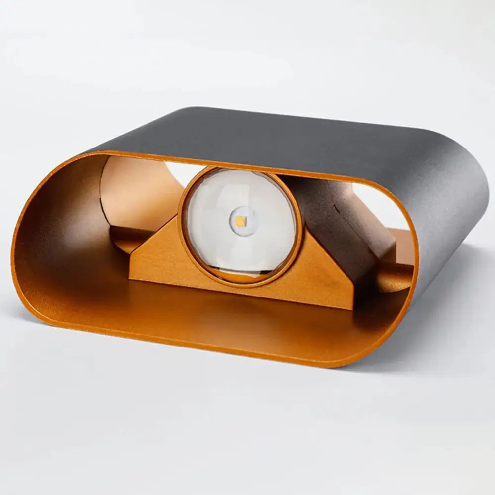 Black Gold Outdoor Sconce