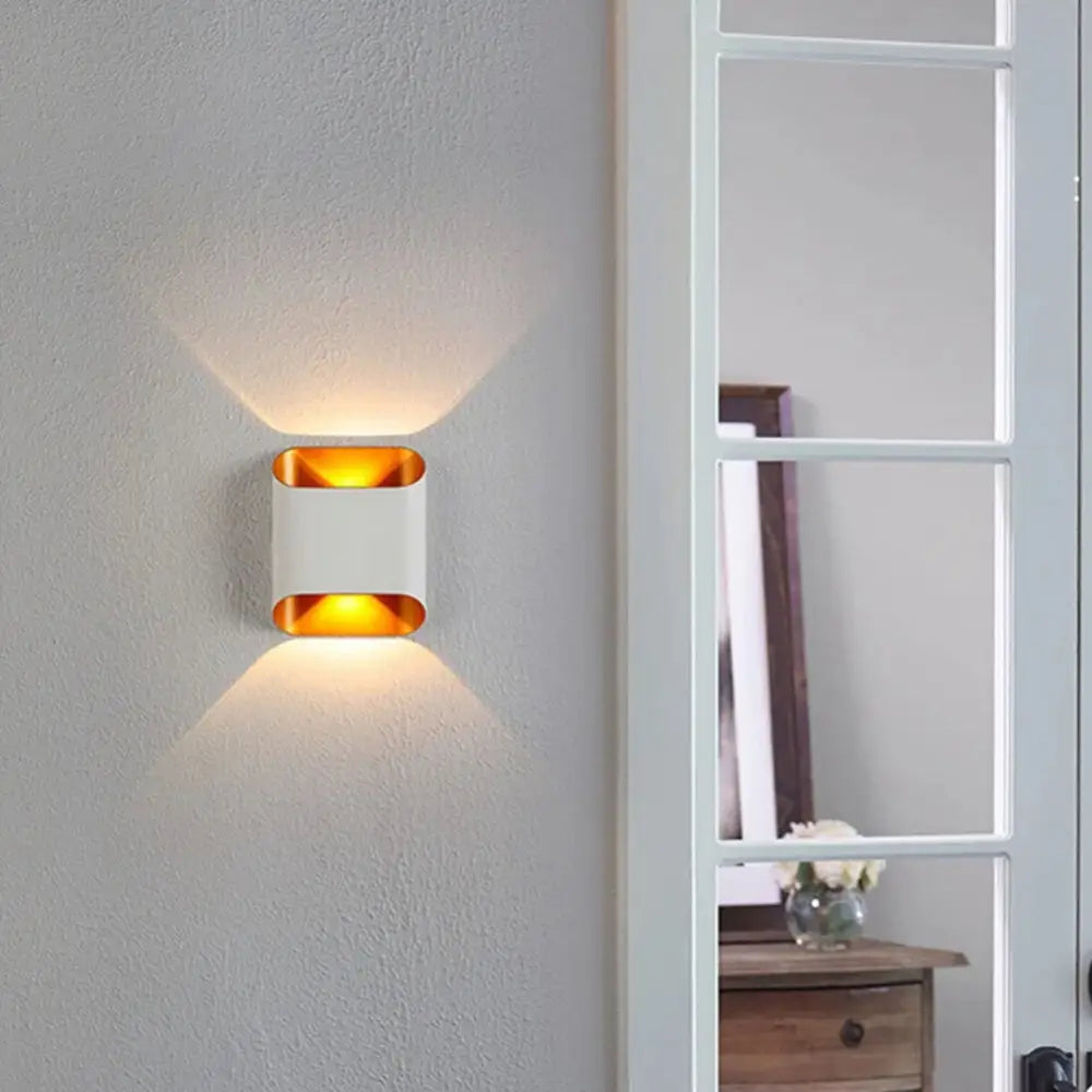 Black Gold Outdoor Sconce