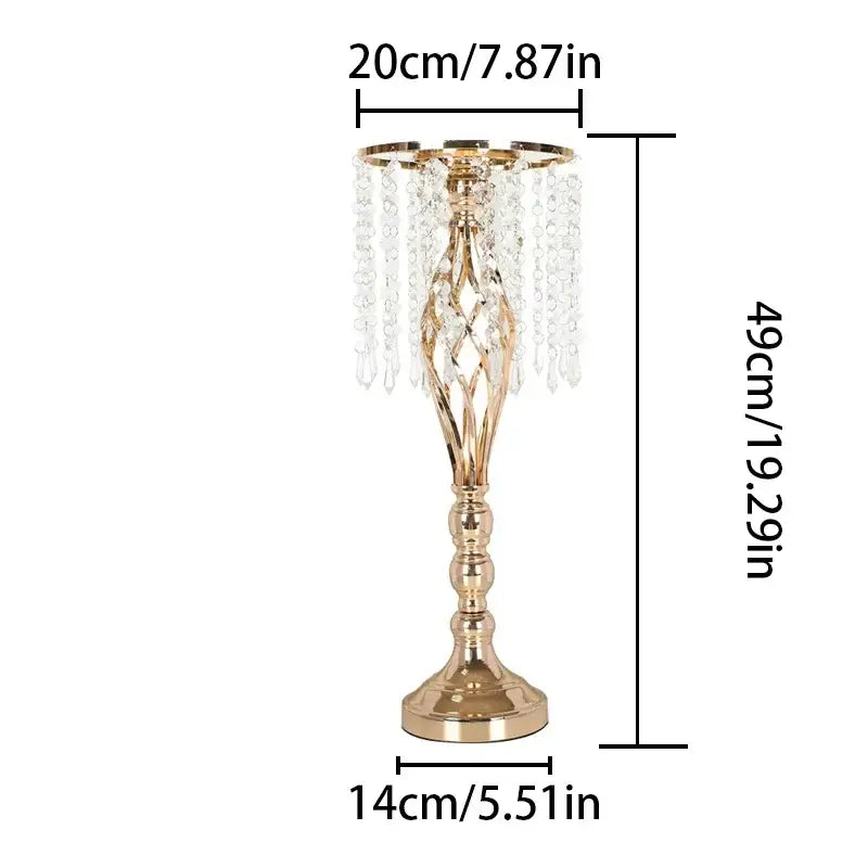 Gold Iron Flower Rack